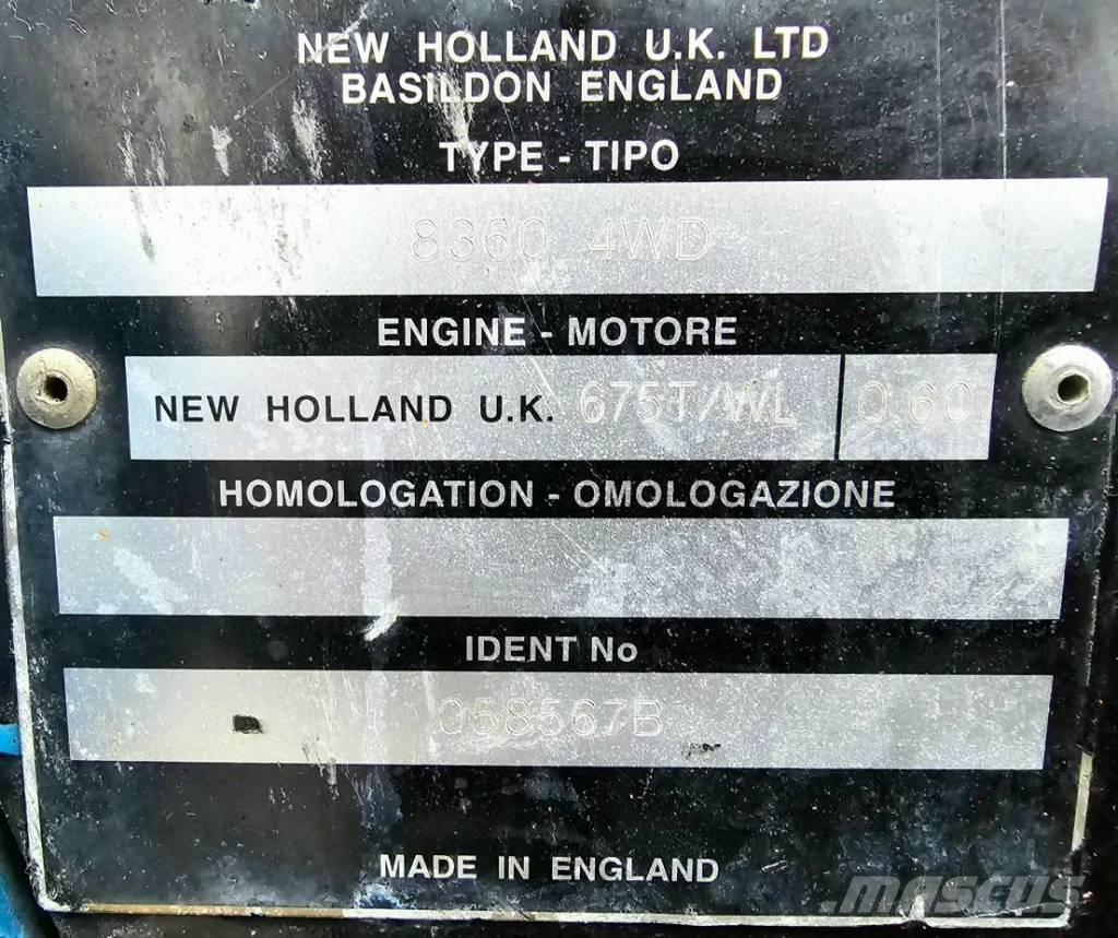 New Holland 8360 DT Tractoren