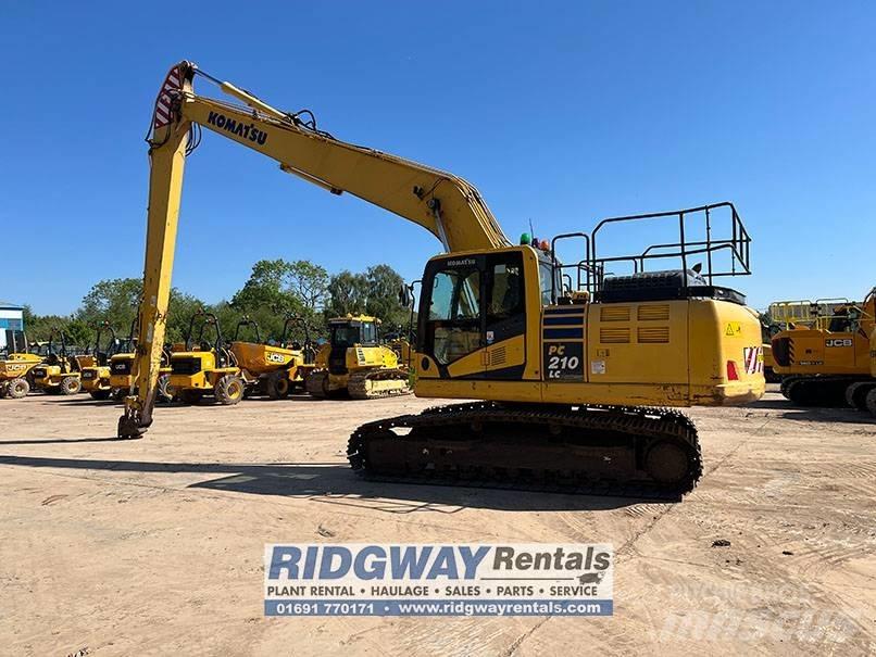 Komatsu PC 210 LC Graafmachines Long Reach