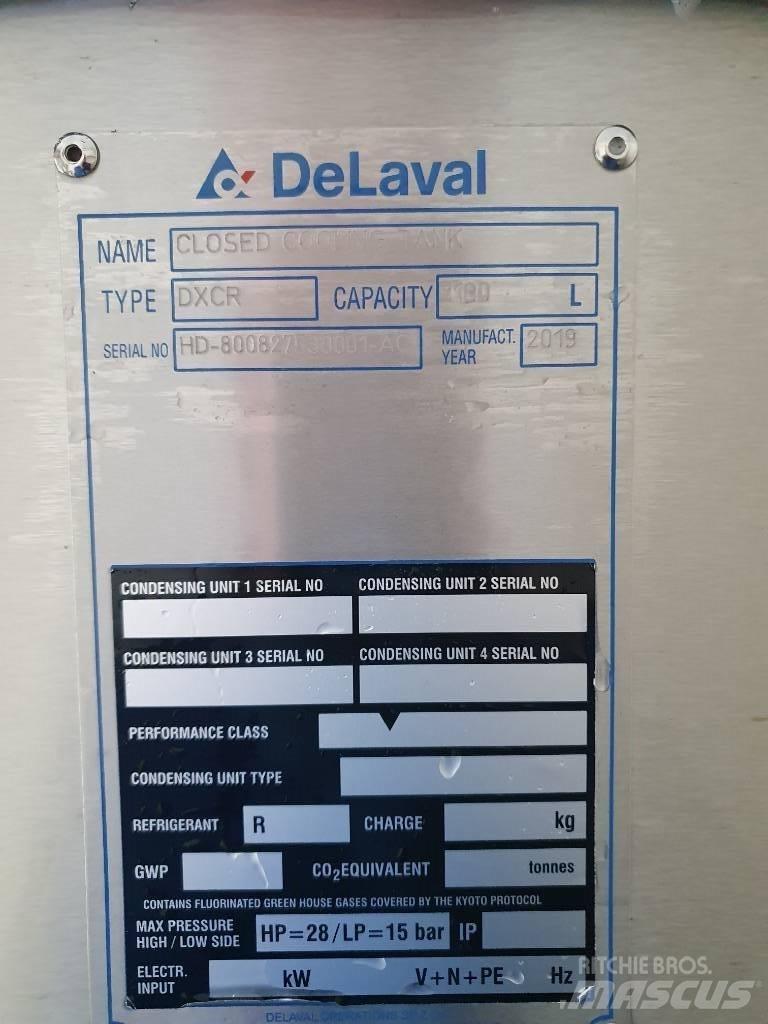 Delaval DXCR1100 Melkopslag- en transporttanks