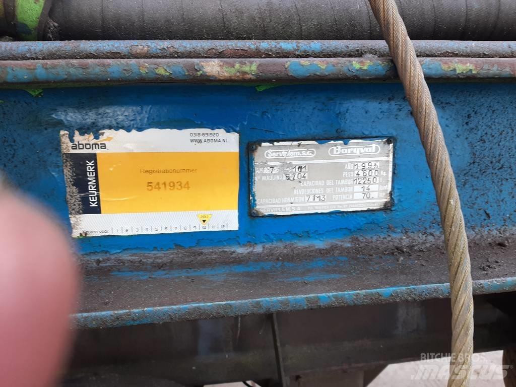 Baryval beton mixer Betonmolens