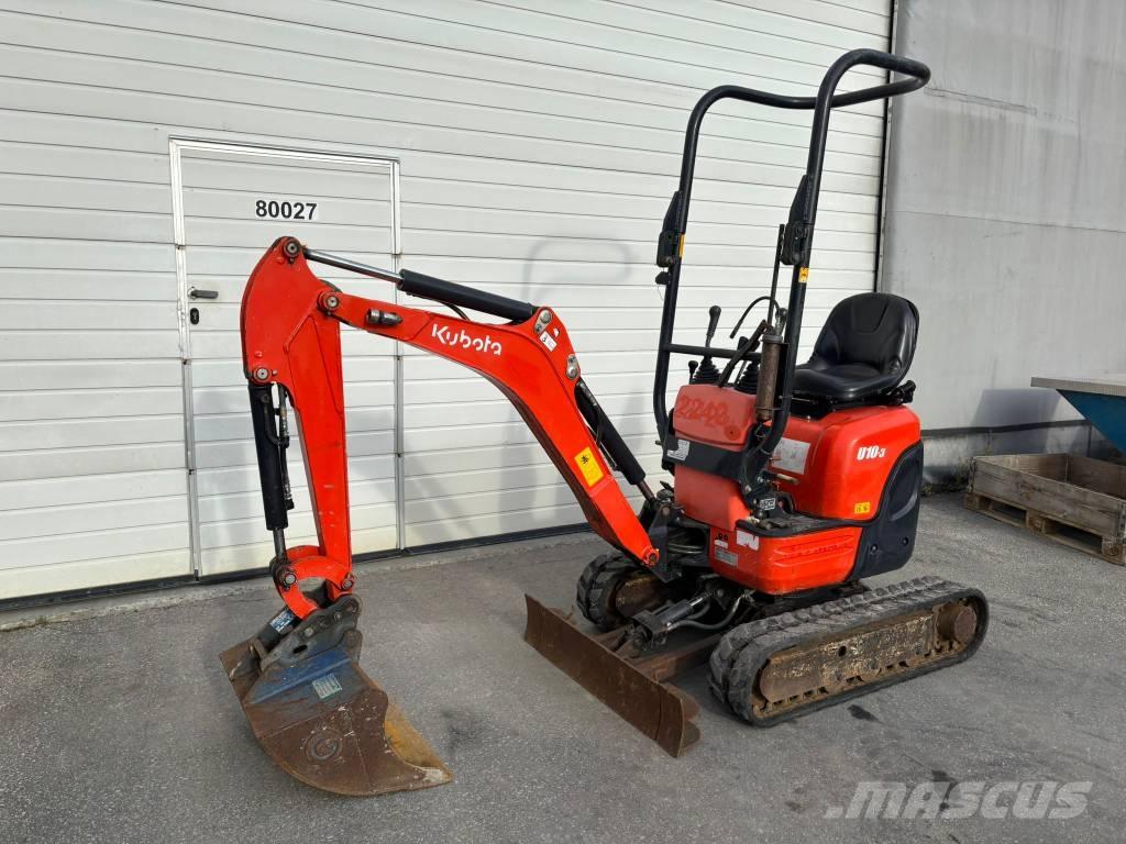 Kubota U 10-3 Minigraafmachines < 7t