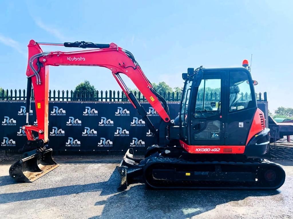 Kubota KX 080-4 Midigraafmachines 7t - 12t