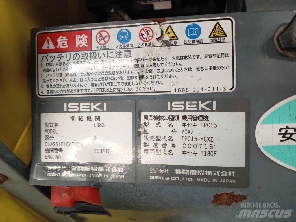Iseki TPC 15 Tractoren