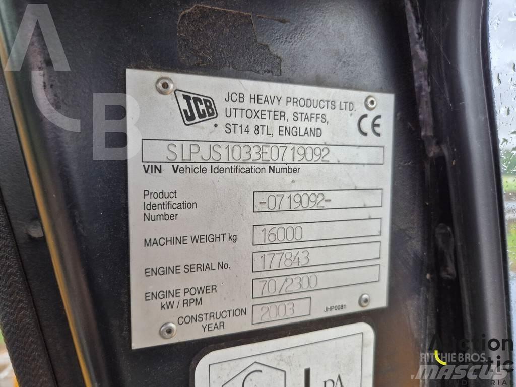 JCB JS 160 W Wielgraafmachines