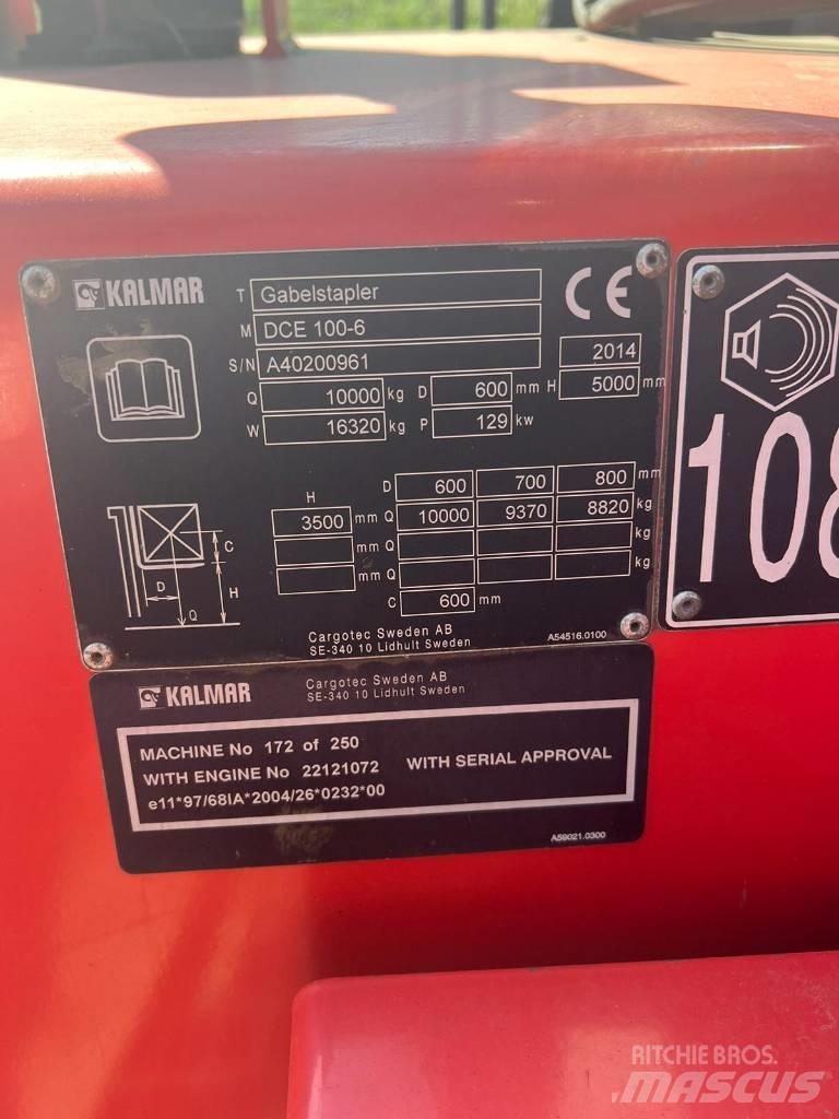 Kalmar DCE100-6 Diesel heftrucks
