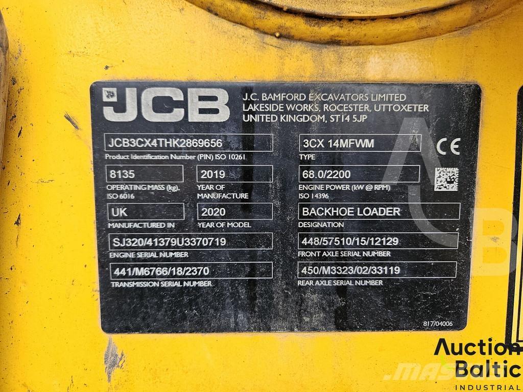 JCB 3 CX Graaf-laadcombinaties