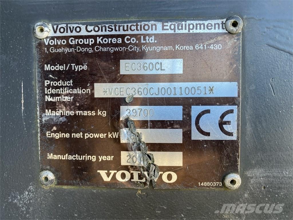 Volvo EC 360 C Rupsgraafmachines