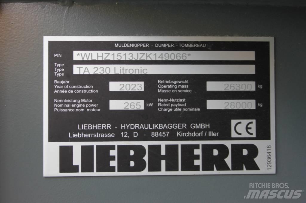 Liebherr TA 230 Knik dumptrucks
