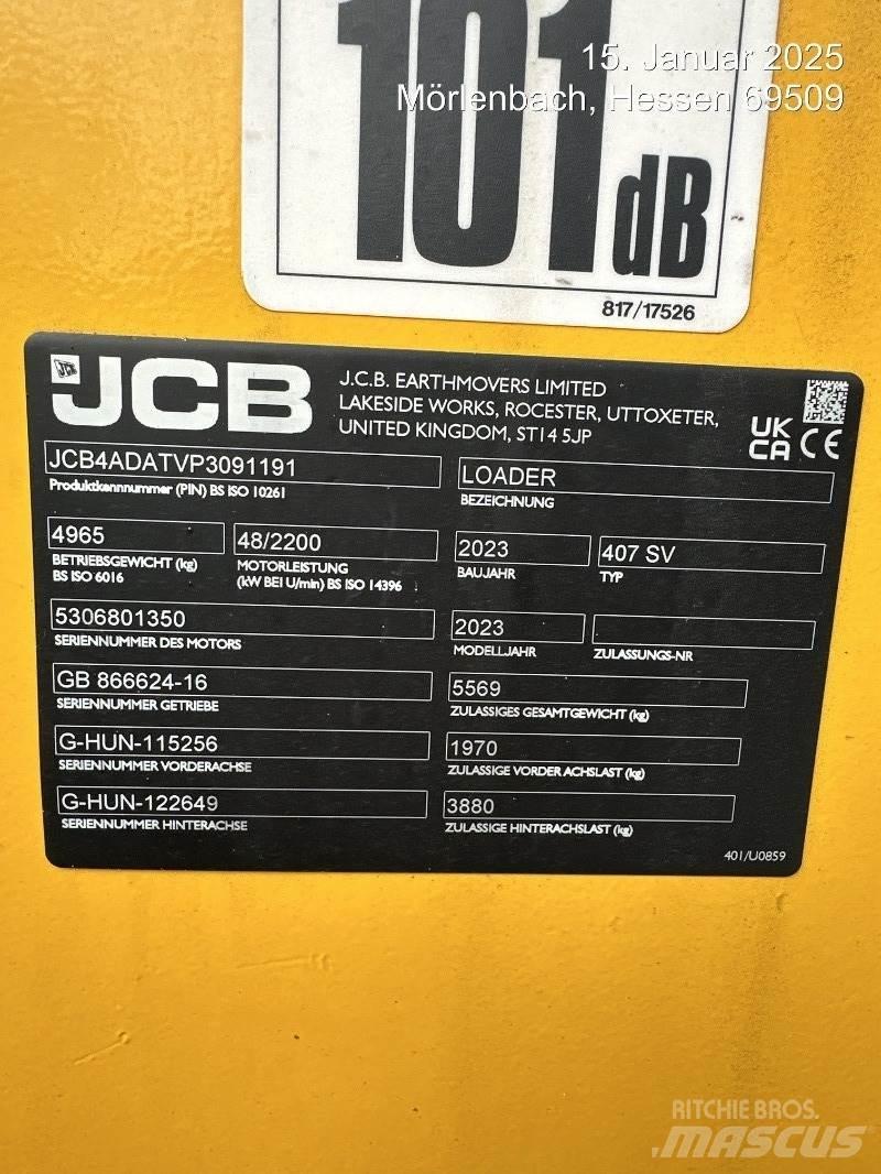 JCB 407 Wielladers