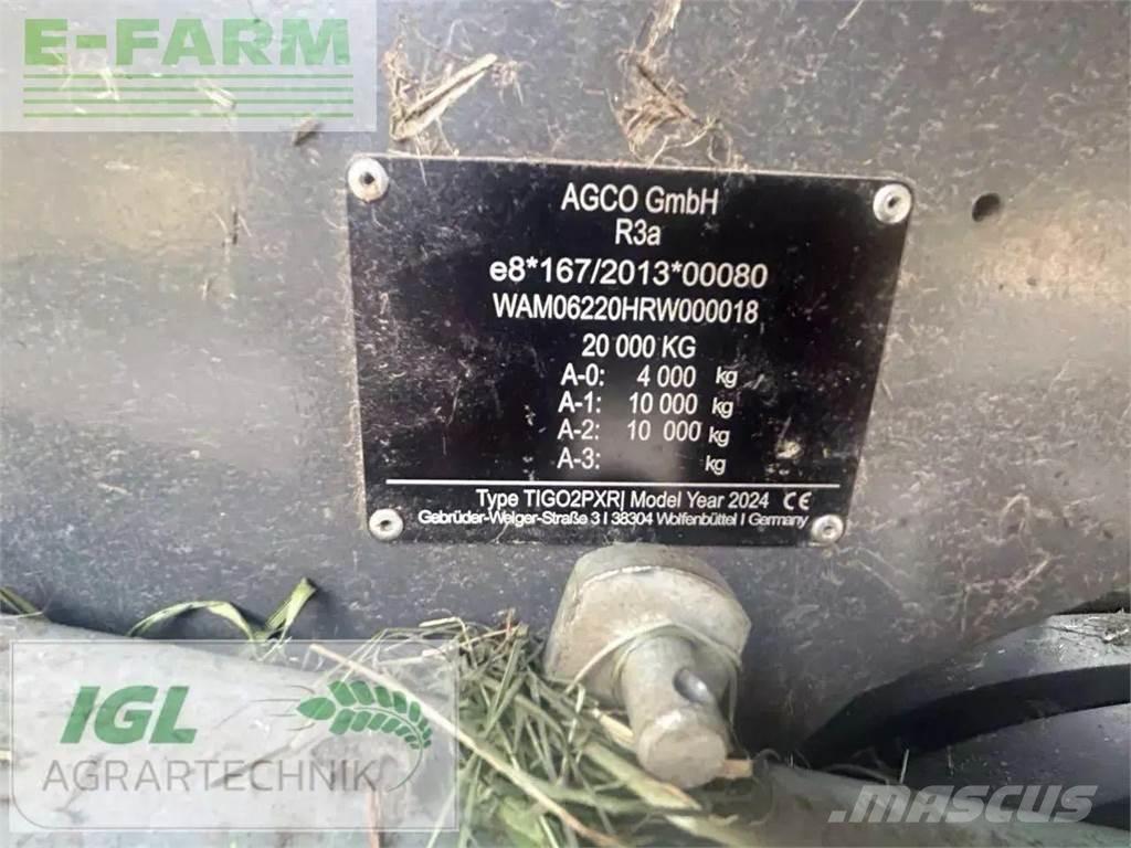 Fendt tigo 60 pr Overige opleggers