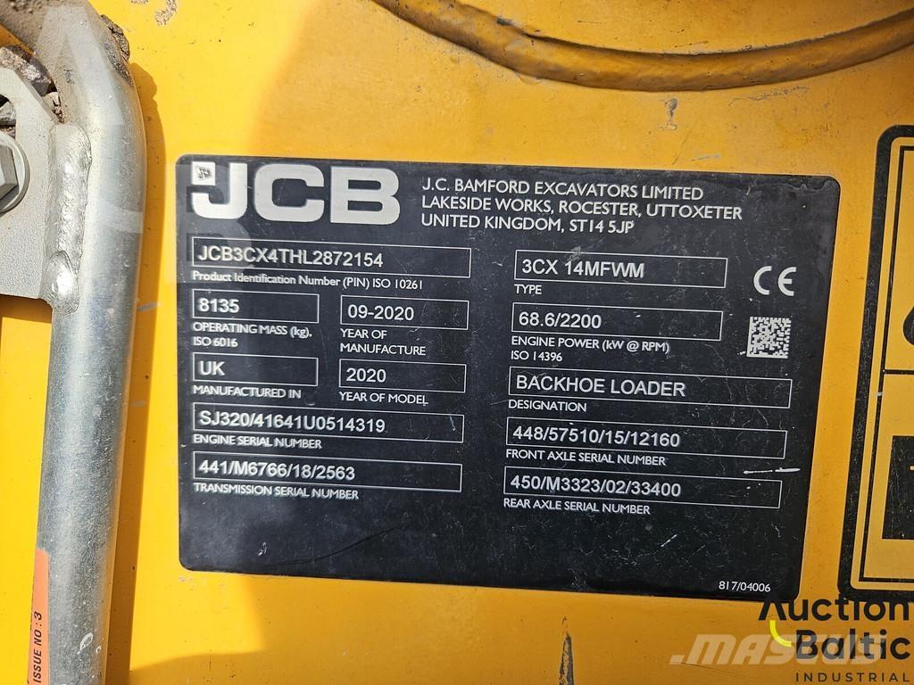 JCB 3 CX 14MFWM Graaf-laadcombinaties