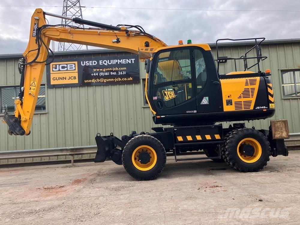 JCB JS145W Wielgraafmachines