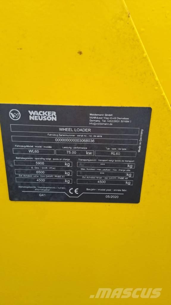 Wacker Neuson WL60 Wielladers