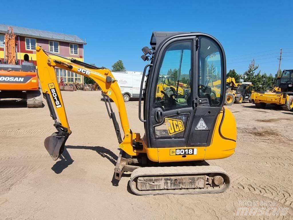 JCB 8018 Minigraafmachines < 7t