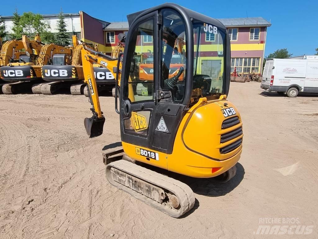 JCB 8018 Minigraafmachines < 7t