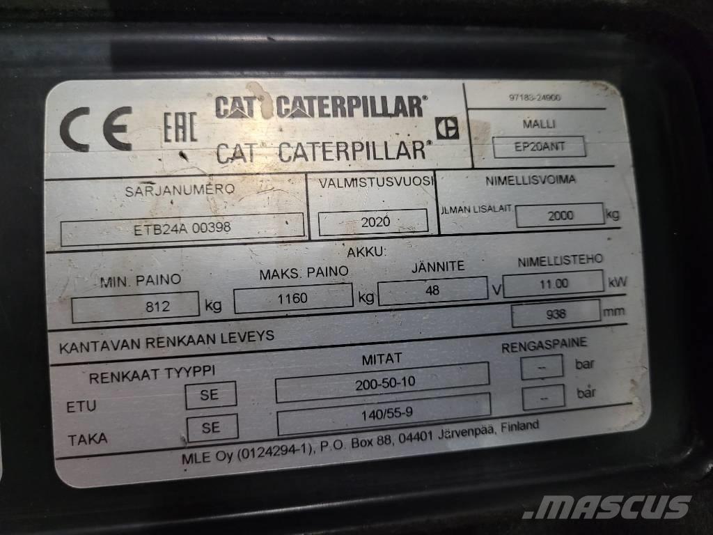 CAT EP20ANT Elektrische heftrucks