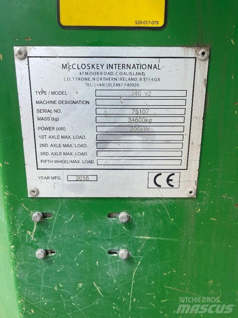 McCloskey J40 Vergruizers