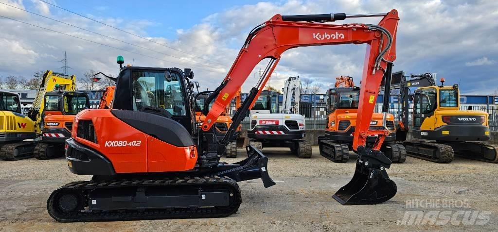 Kubota KX 080-4 Midigraafmachines 7t - 12t