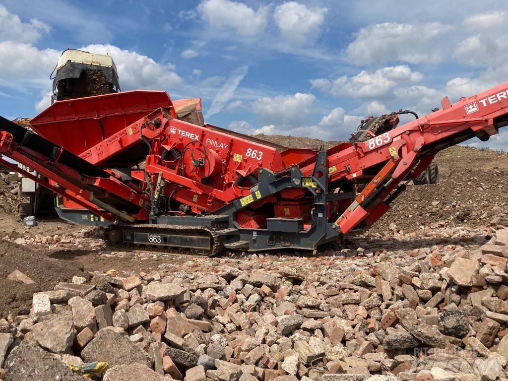 Terex Finlay 863 Mobiele zeefinstallaties
