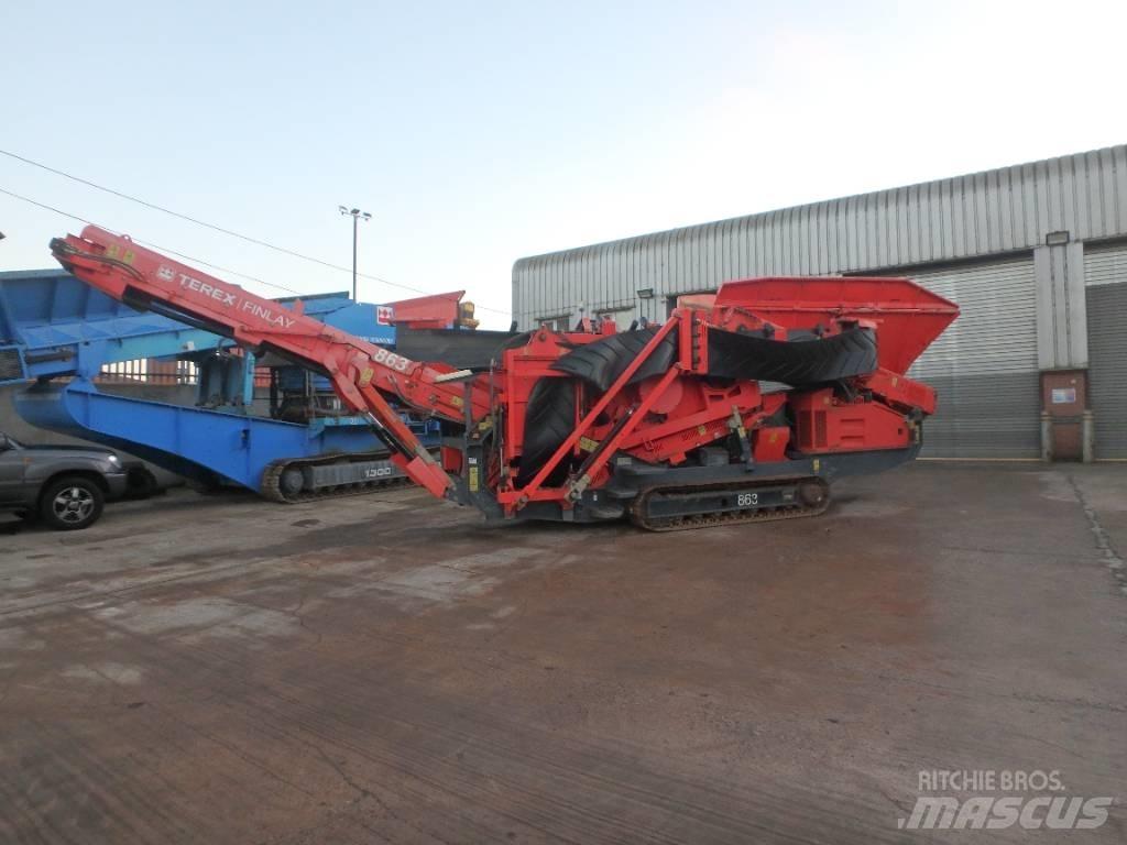 Terex Finlay 863 Mobiele zeefinstallaties