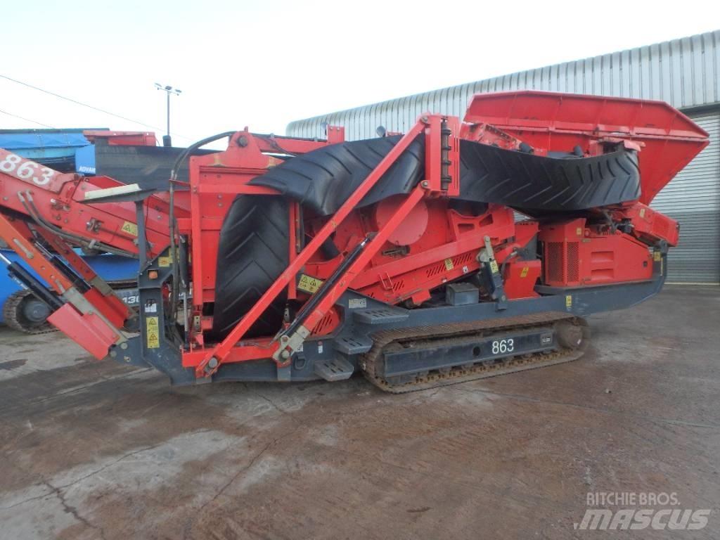 Terex Finlay 863 Mobiele zeefinstallaties