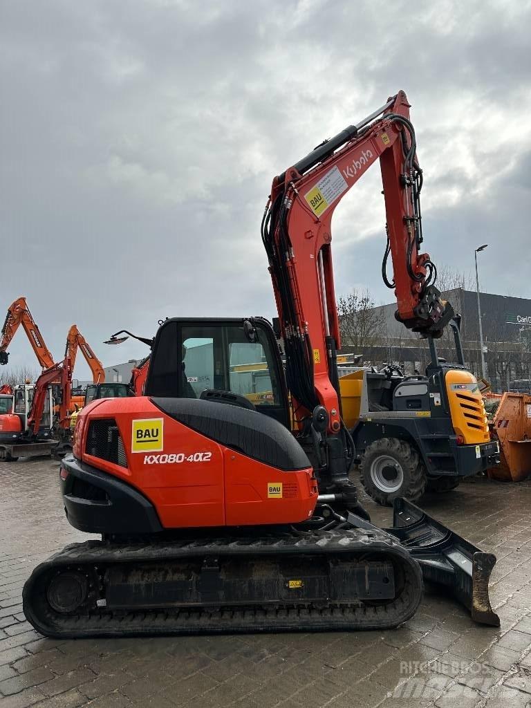 Kubota KX 080-4 Midigraafmachines 7t - 12t