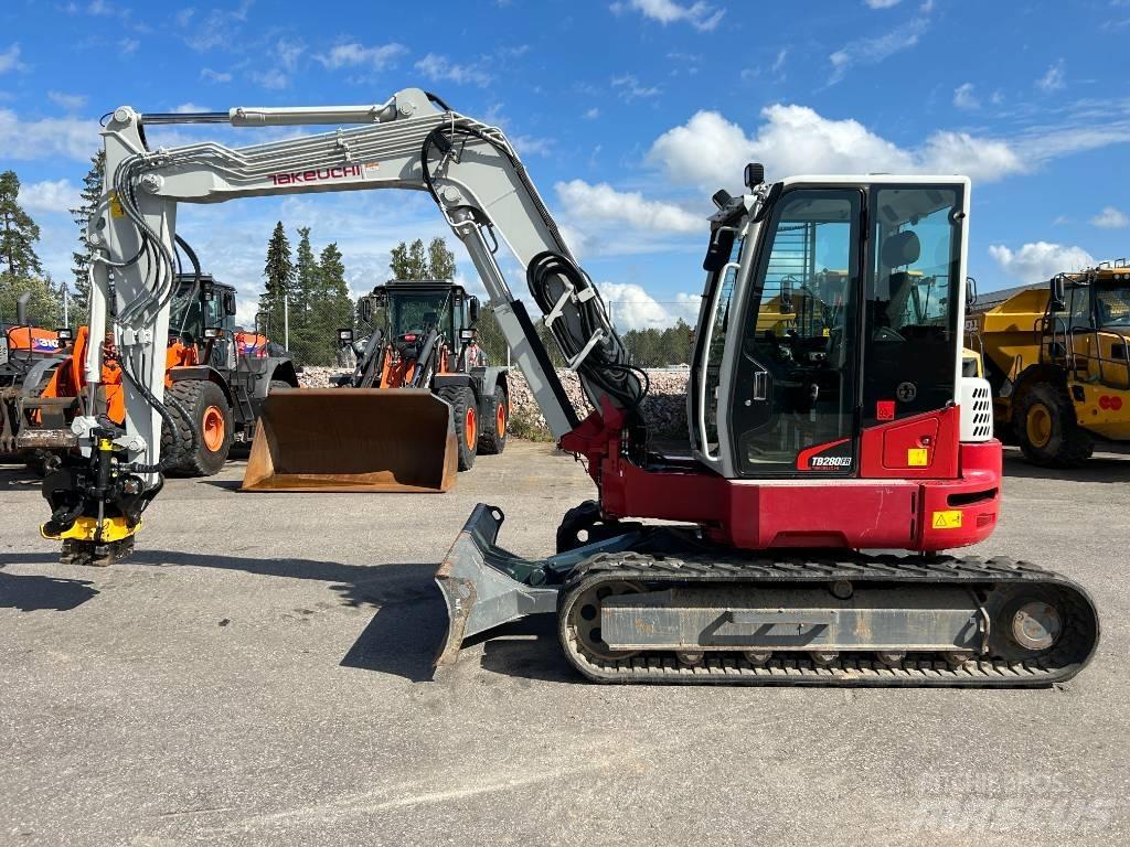 Takeuchi TB280FR Midigraafmachines 7t - 12t
