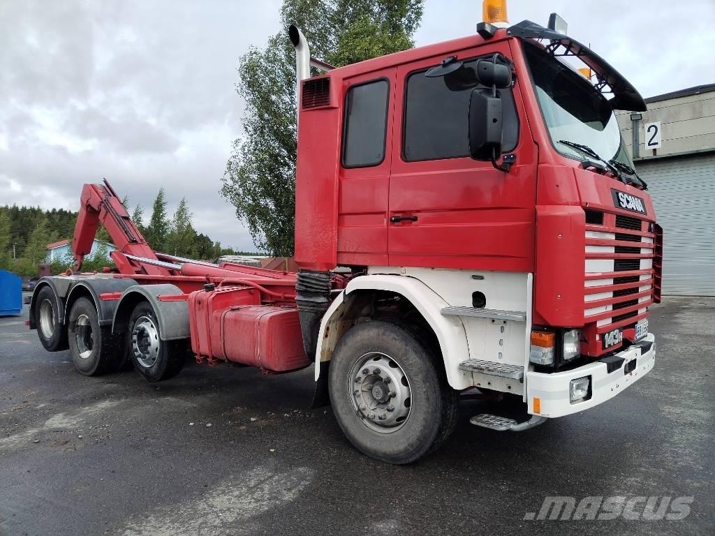 Scania 143 H Vrachtwagen met containersysteem