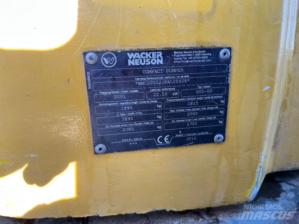 Wacker Neuson 2001 Mini Dumpers