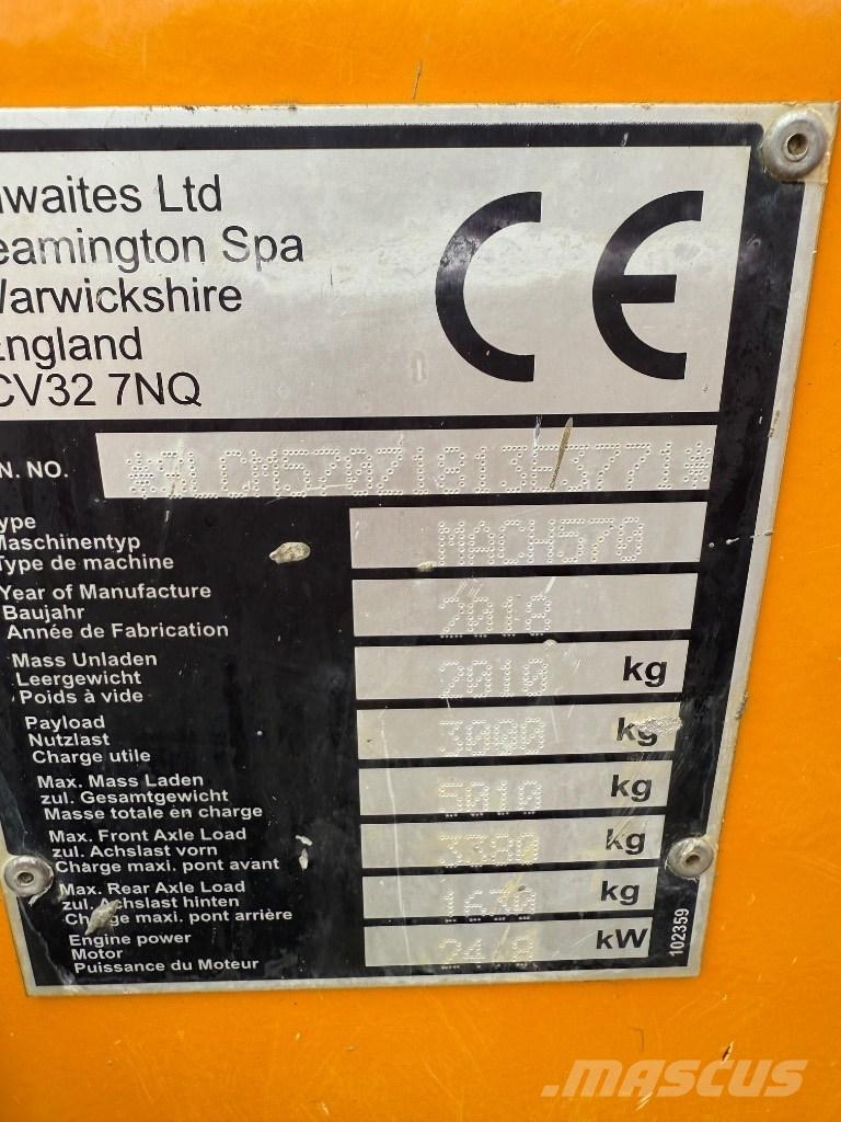 Thwaites 3 ton Mini Dumpers