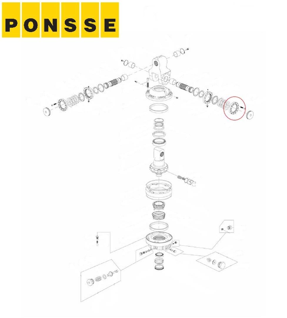 Ponsse 0060881 Uitrijwagenkranen