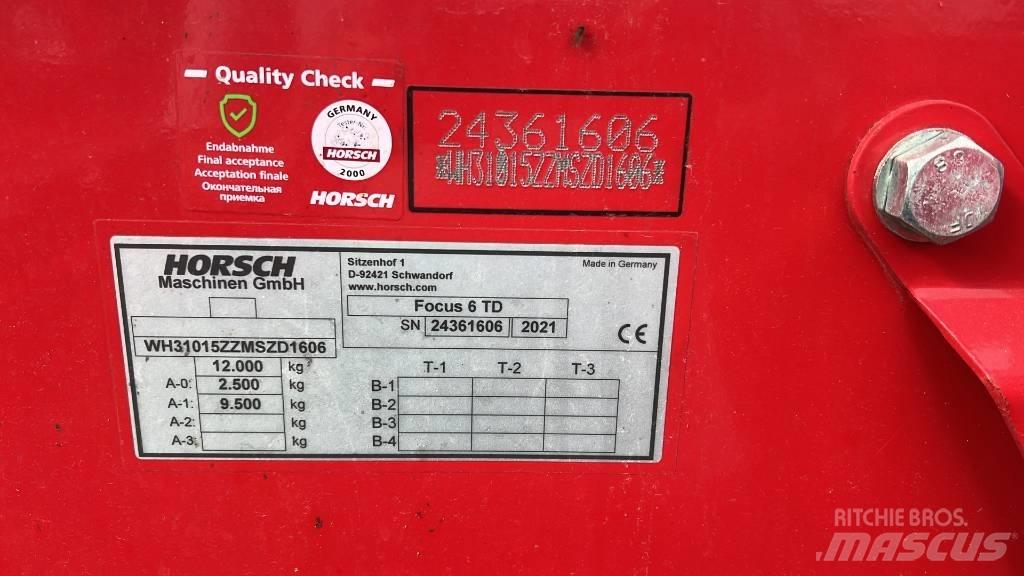 Horsch Focus 6 TD Zaaimachines