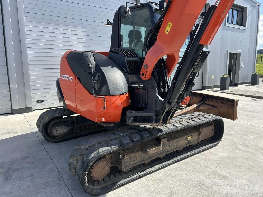 Kubota KX 080-4 Midigraafmachines 7t - 12t