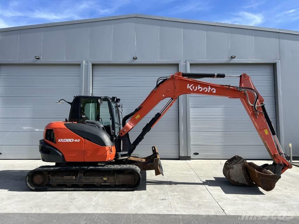 Kubota KX 080-4 Midigraafmachines 7t - 12t
