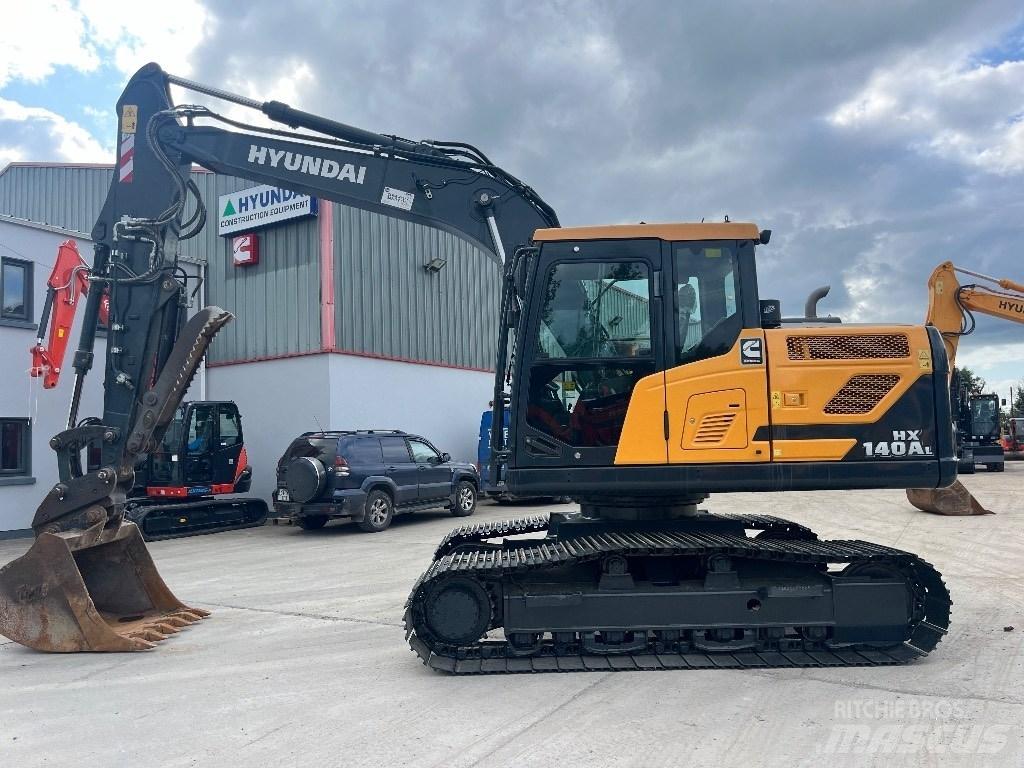 Hyundai HX 140 AL Rupsgraafmachines