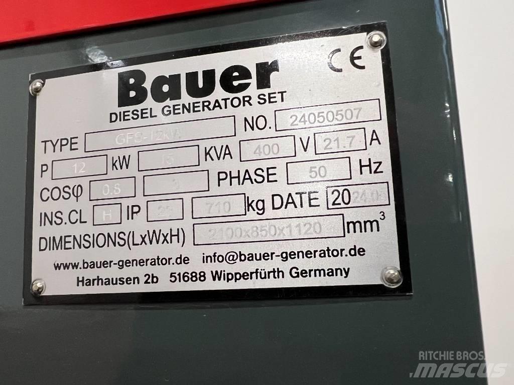Bauer GFS-12 Diesel generatoren