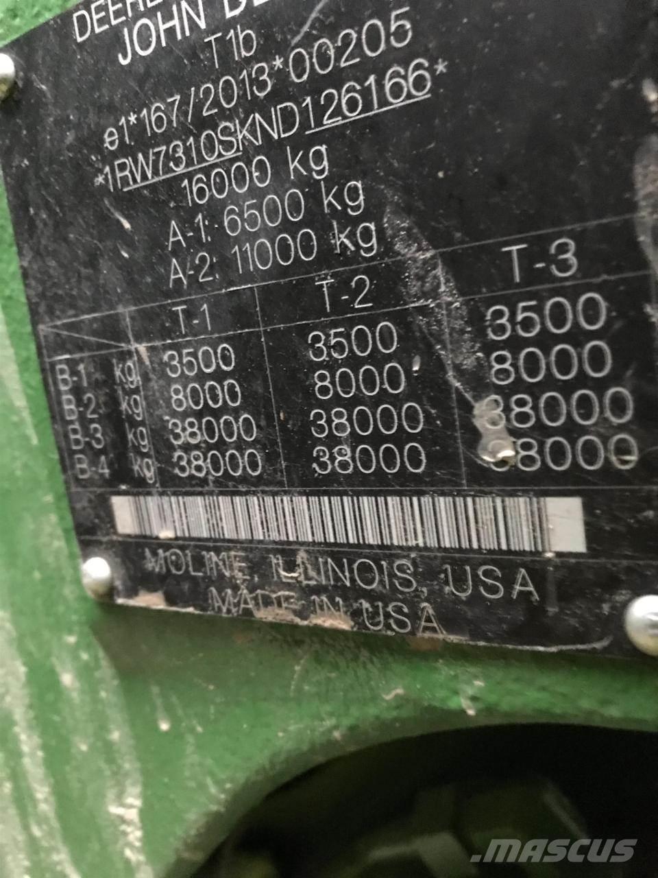 John Deere 7R 310 Tractoren