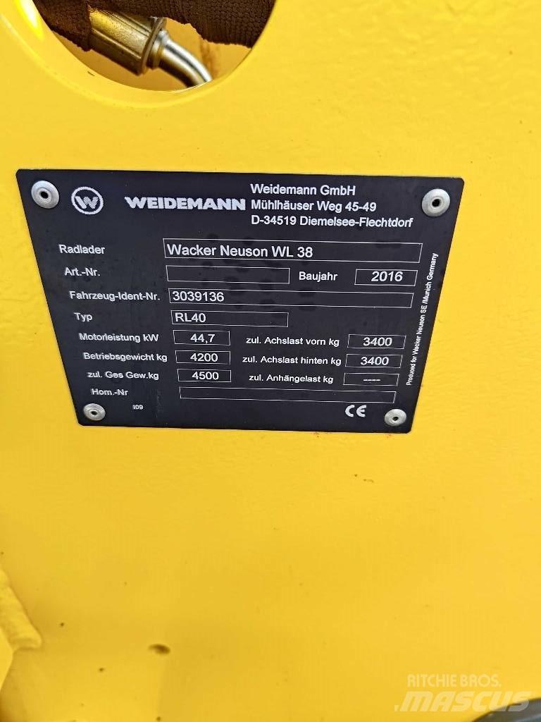 Wacker Neuson WL 38 Wielladers