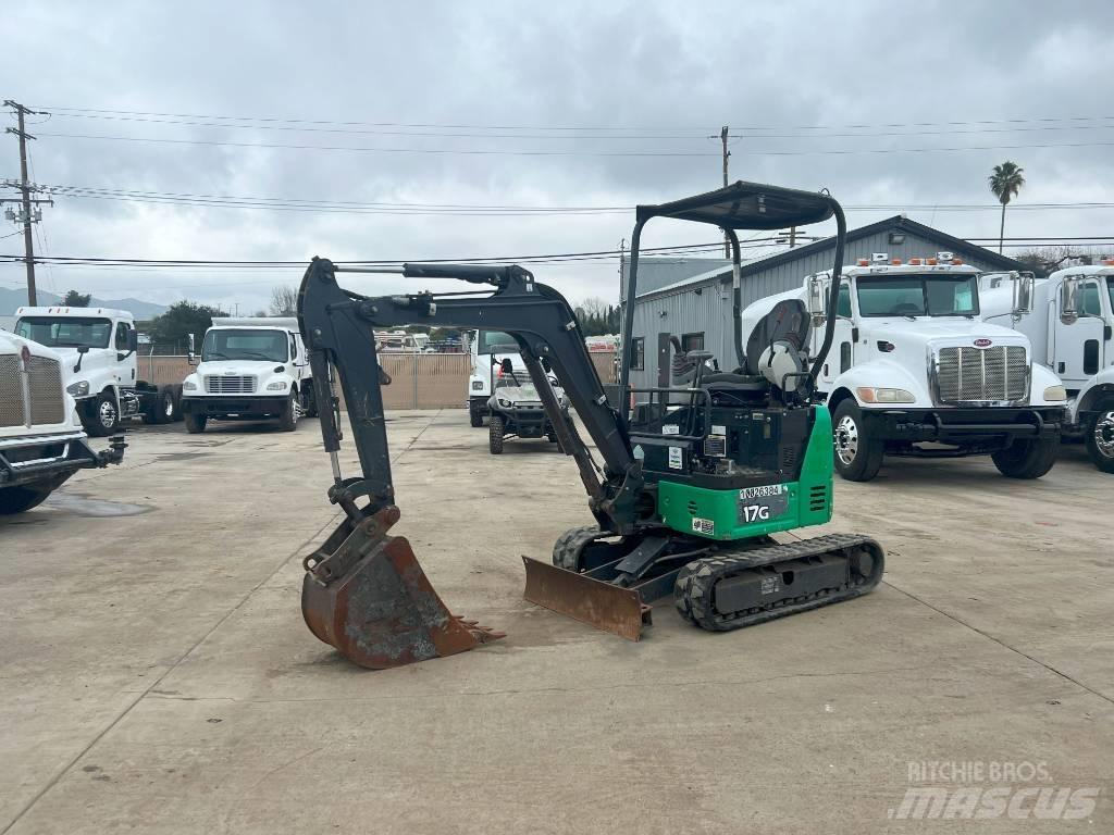 John Deere 17G Minigraafmachines < 7t