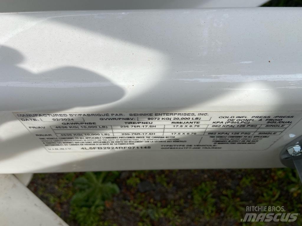 Behnke 8X24TPT-20E Overige aanhangers