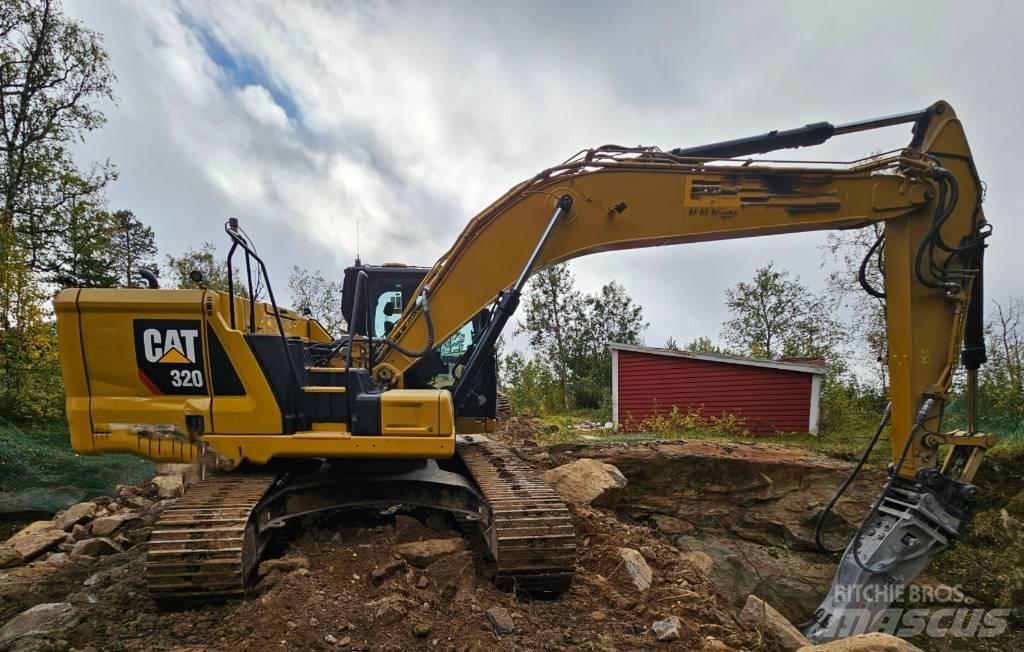 CAT 320 Rupsgraafmachines
