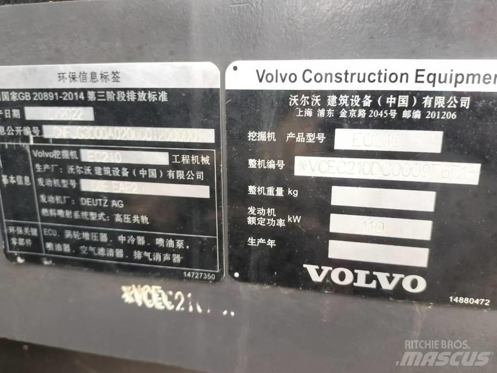 Volvo EC 210 Rupsgraafmachines