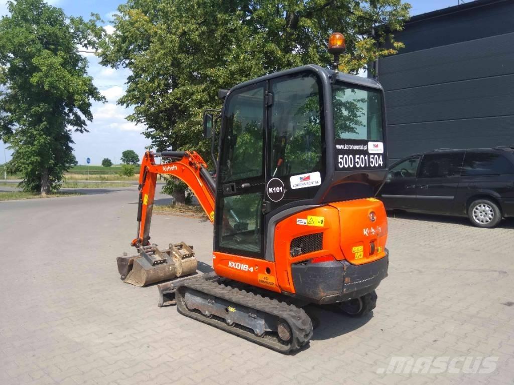 Kubota KX 018-4 Minigraafmachines < 7t