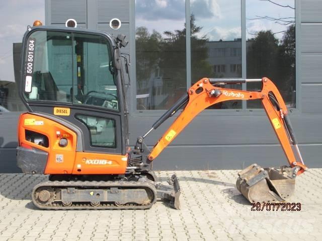 Kubota KX 018-4 Minigraafmachines < 7t