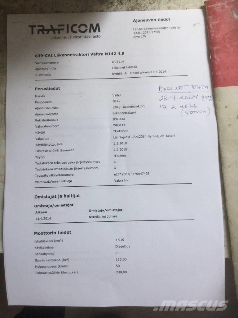 Valtra N 142 Direct Tractoren