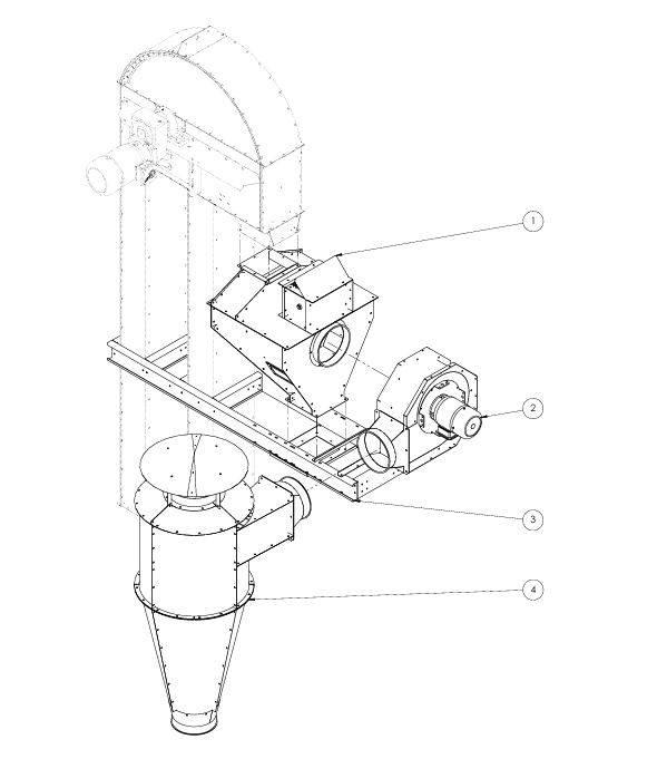 Aspiration PPA60 Graanschoningsmachines