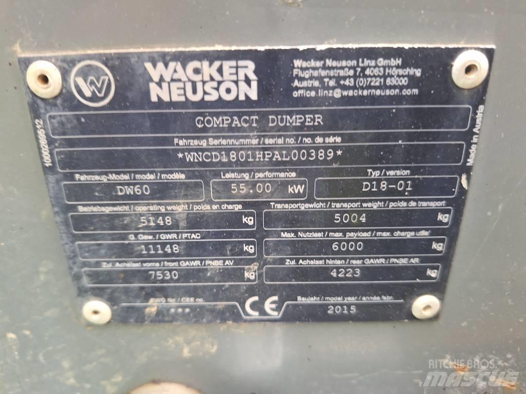 Wacker Neuson DW 60 Mini Dumpers
