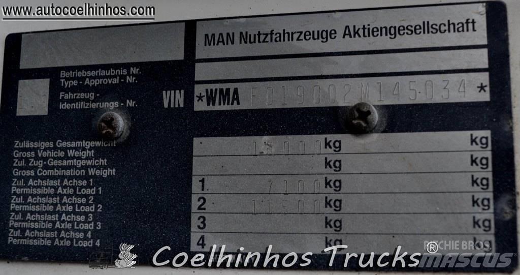 MAN 19.322 Platte bakwagens