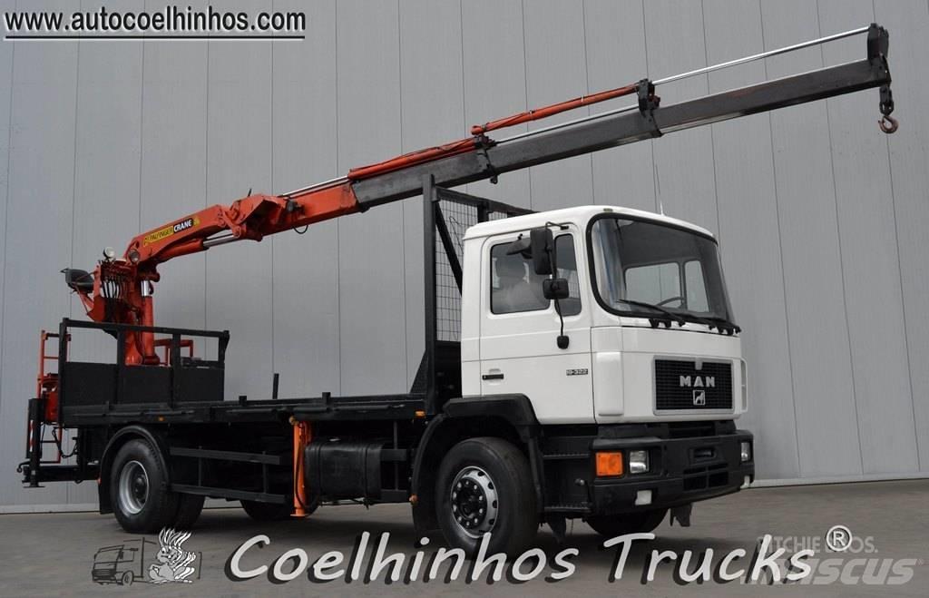 MAN 19.322 Platte bakwagens