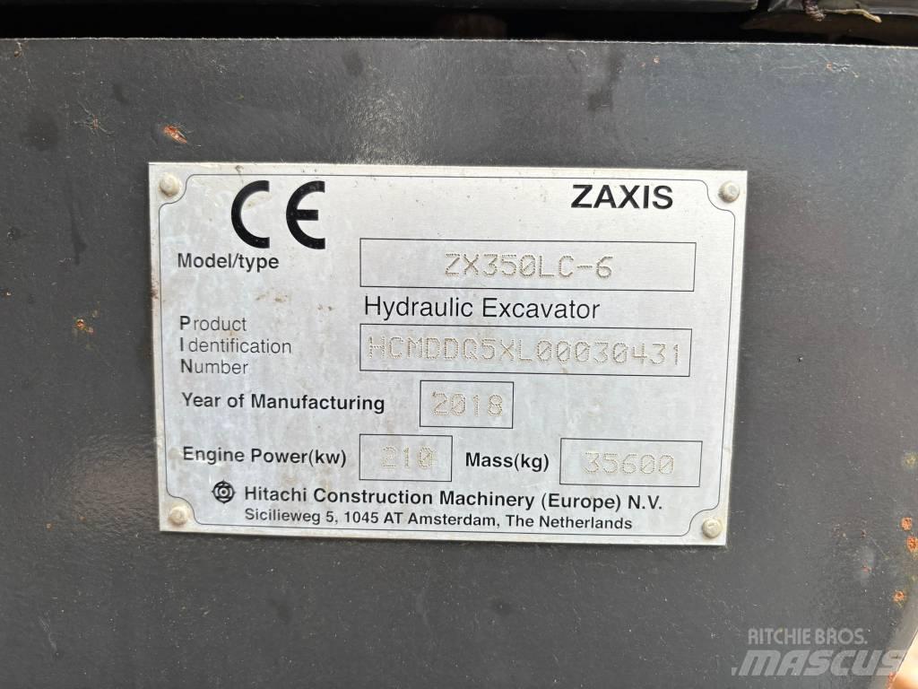 Hitachi ZX 350 LC-6 Rupsgraafmachines